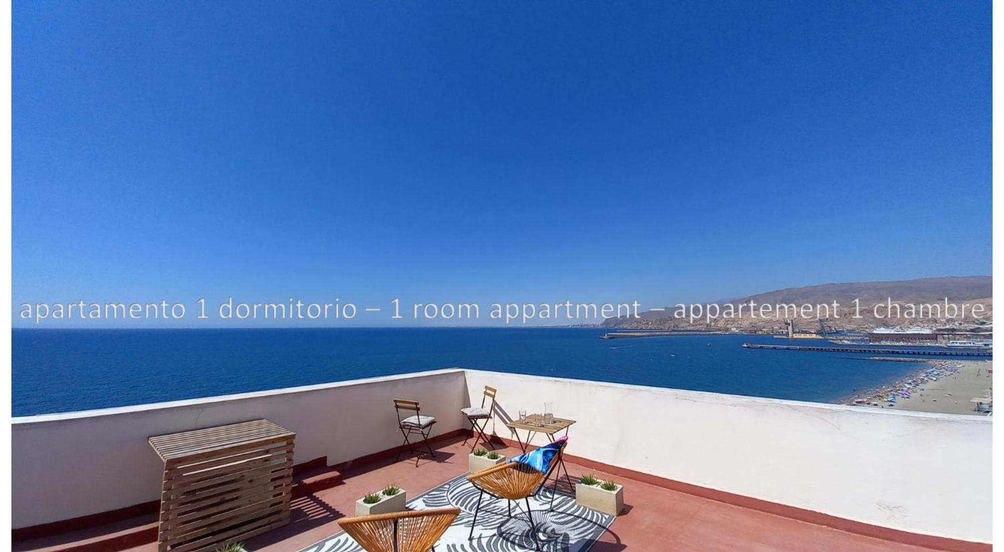 Increible Atico Con Vistas A La Bahia De Almería Esterno foto